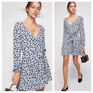 Free People Pradera Wrap Mini Dress Size XS NWT